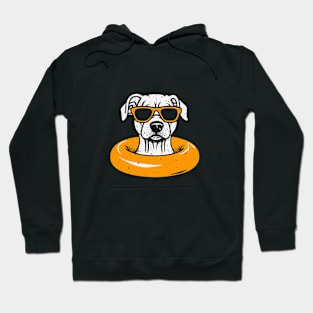 Puppy In Sunglasses Hoodie